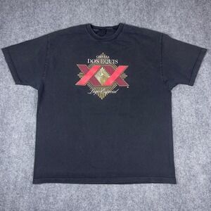Dos Equis Graphic T-Shirt Mens XL Faded Black Cerveza Lager Especial